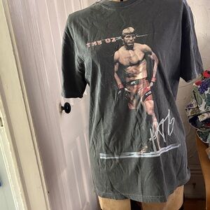 Comfort Colors Black Short Sleeve Tee with The Oz Fighter Graphic